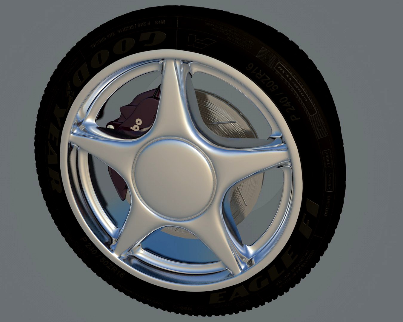 Wheel + brake