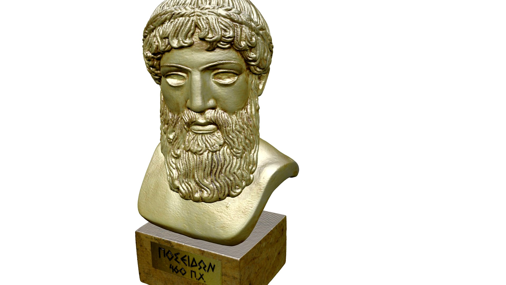 Poseidon bust