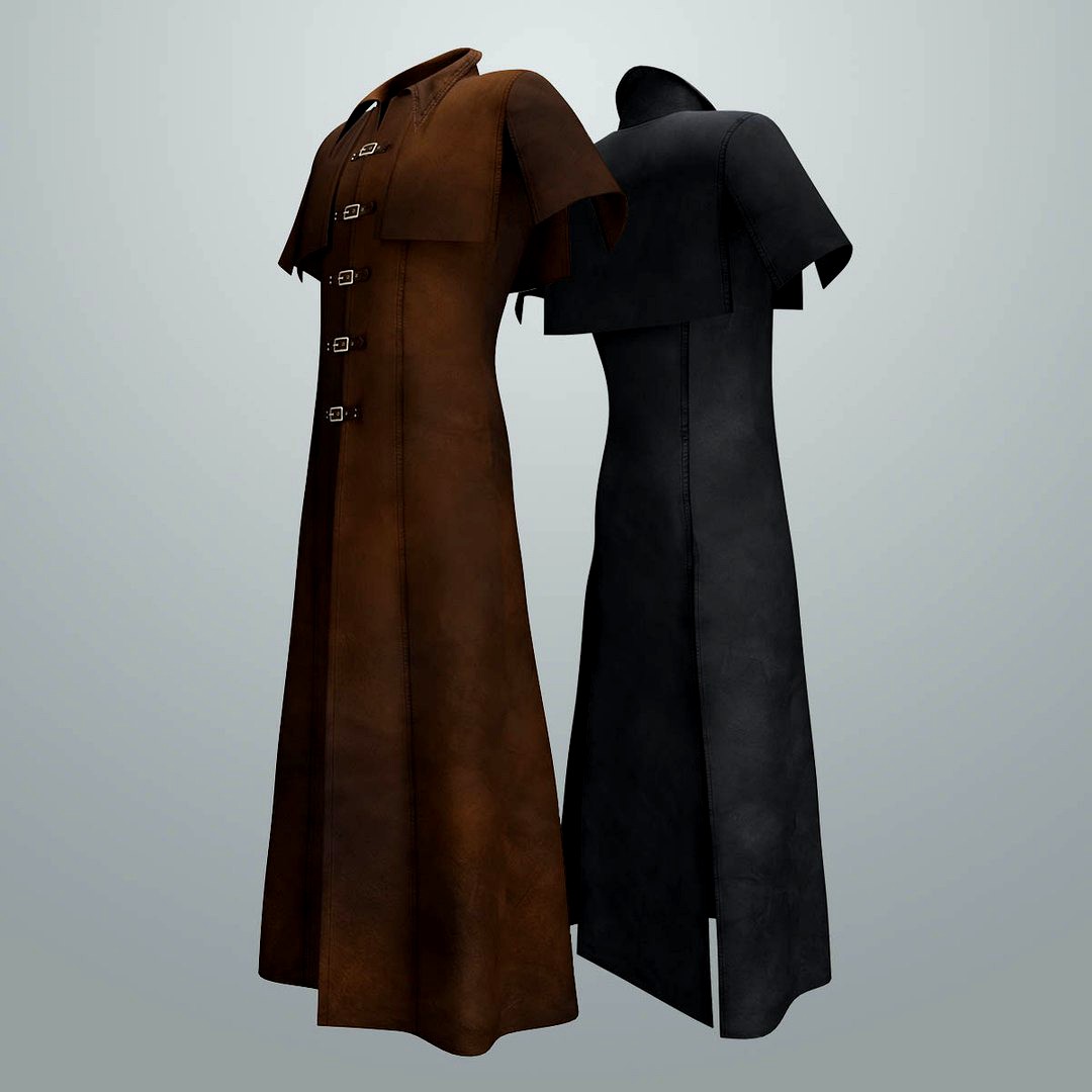 Men's Sleeveless Caped Coat