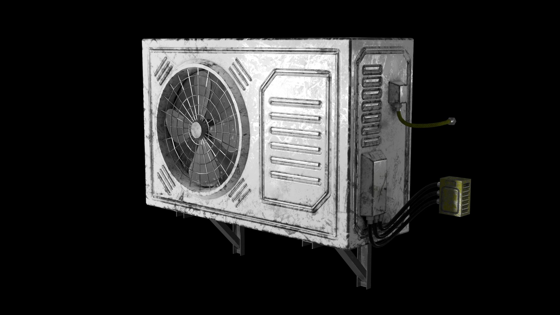 Air Conditioner Low Poly