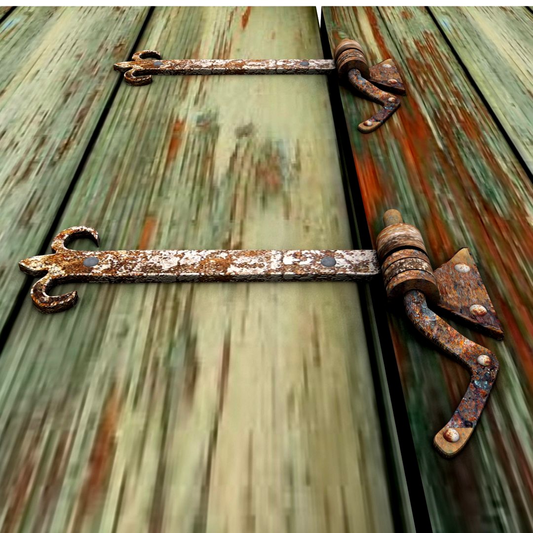 Old Door Hinge