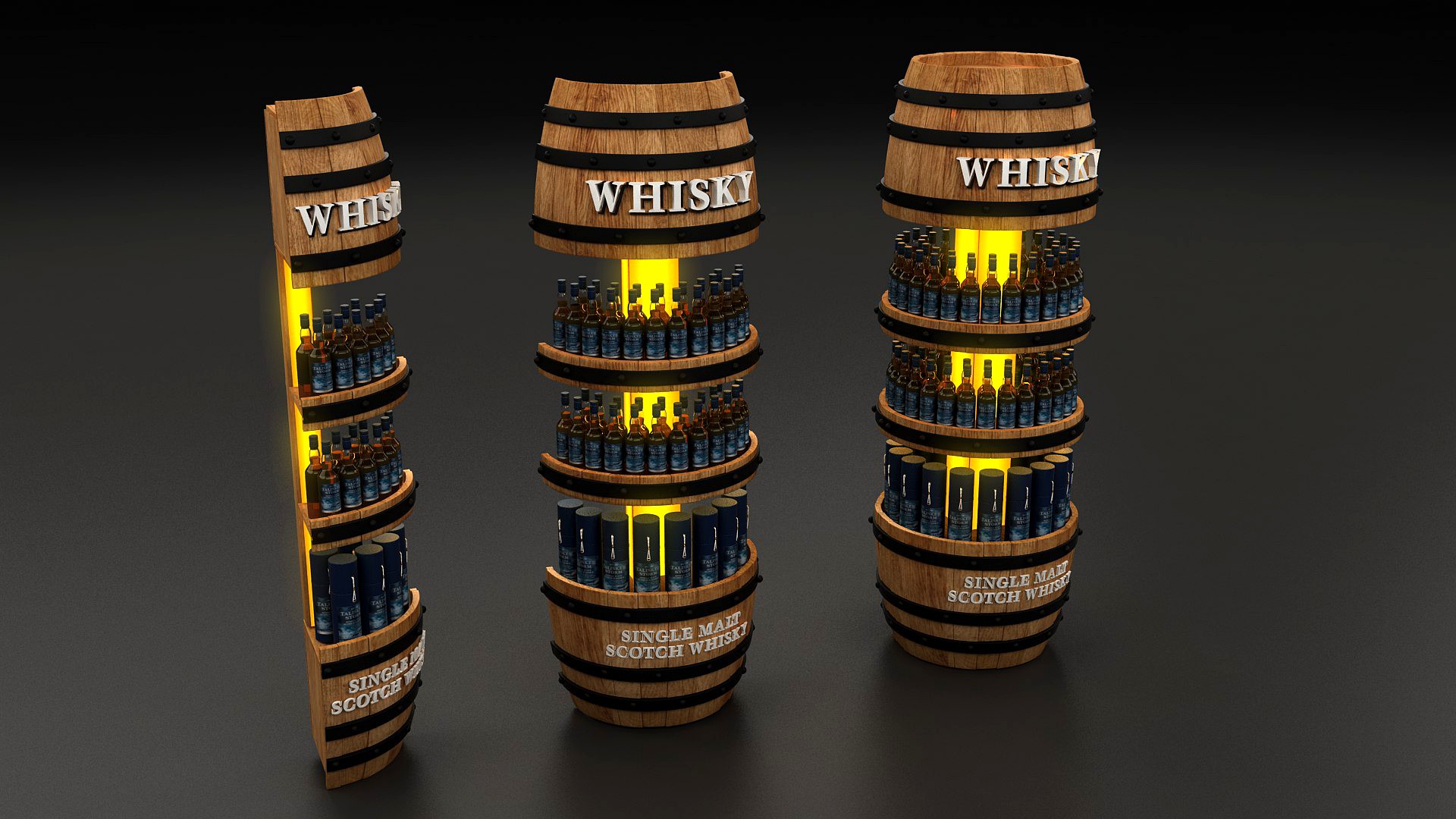 Whisky Barrel Stand