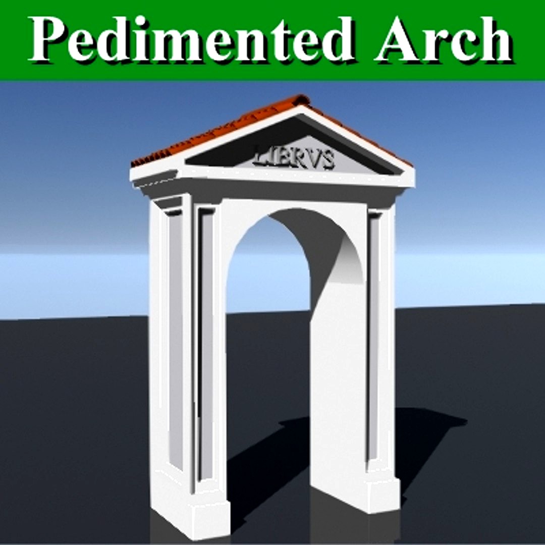 Pedimented Arch