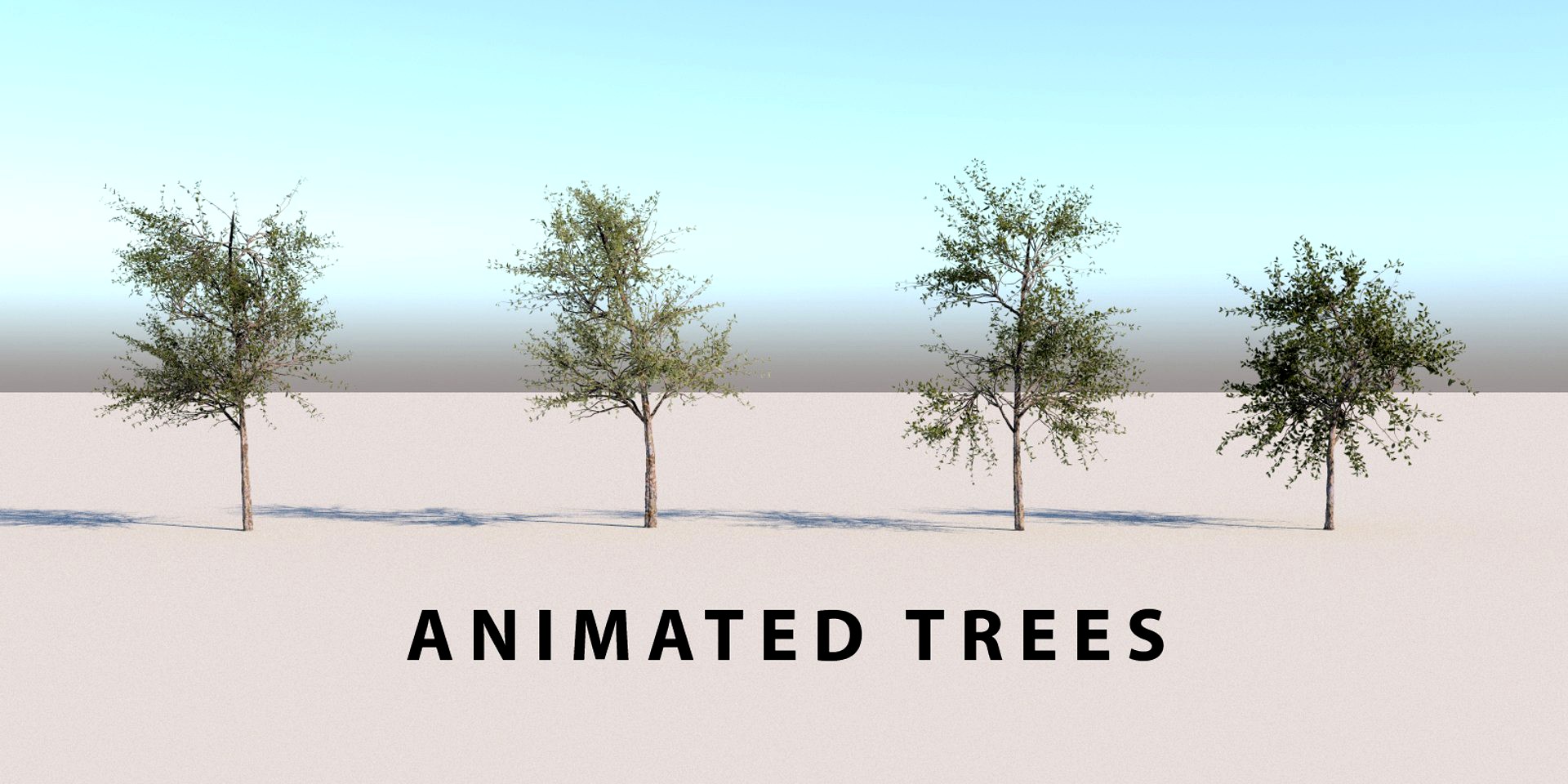 Photorealistic Animated Trees Pack