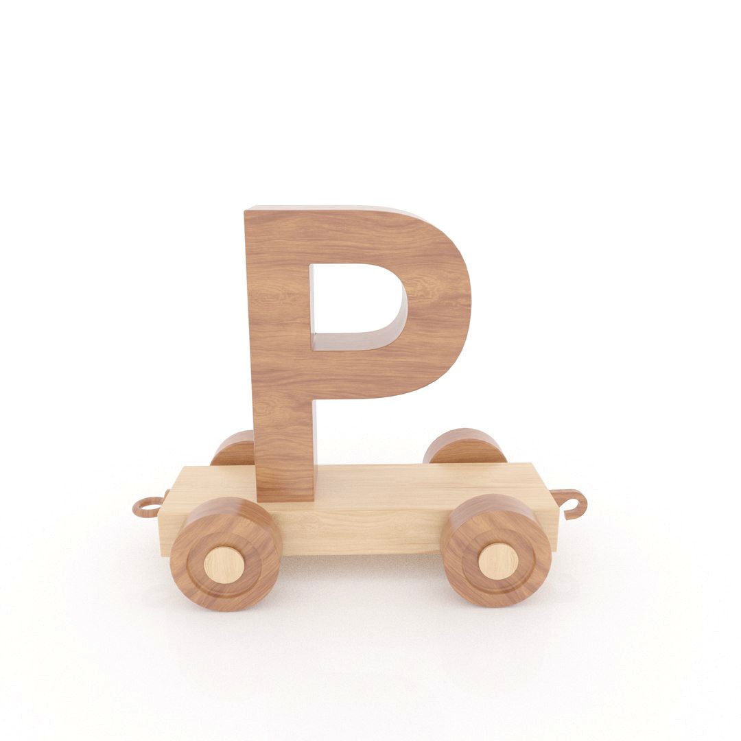 LETTER P AND CARRIAGE