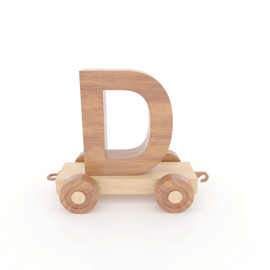 LETTER D AND CARRIAGE