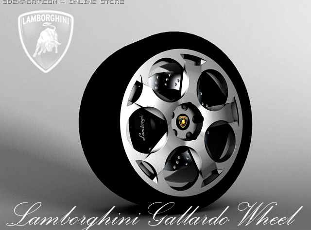 Lamborghini gallardo wheel 3D Model