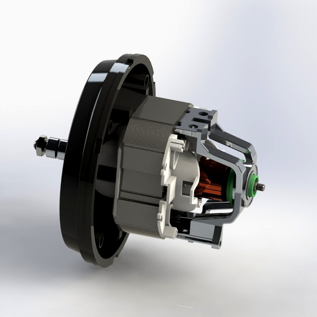 Electric car engine