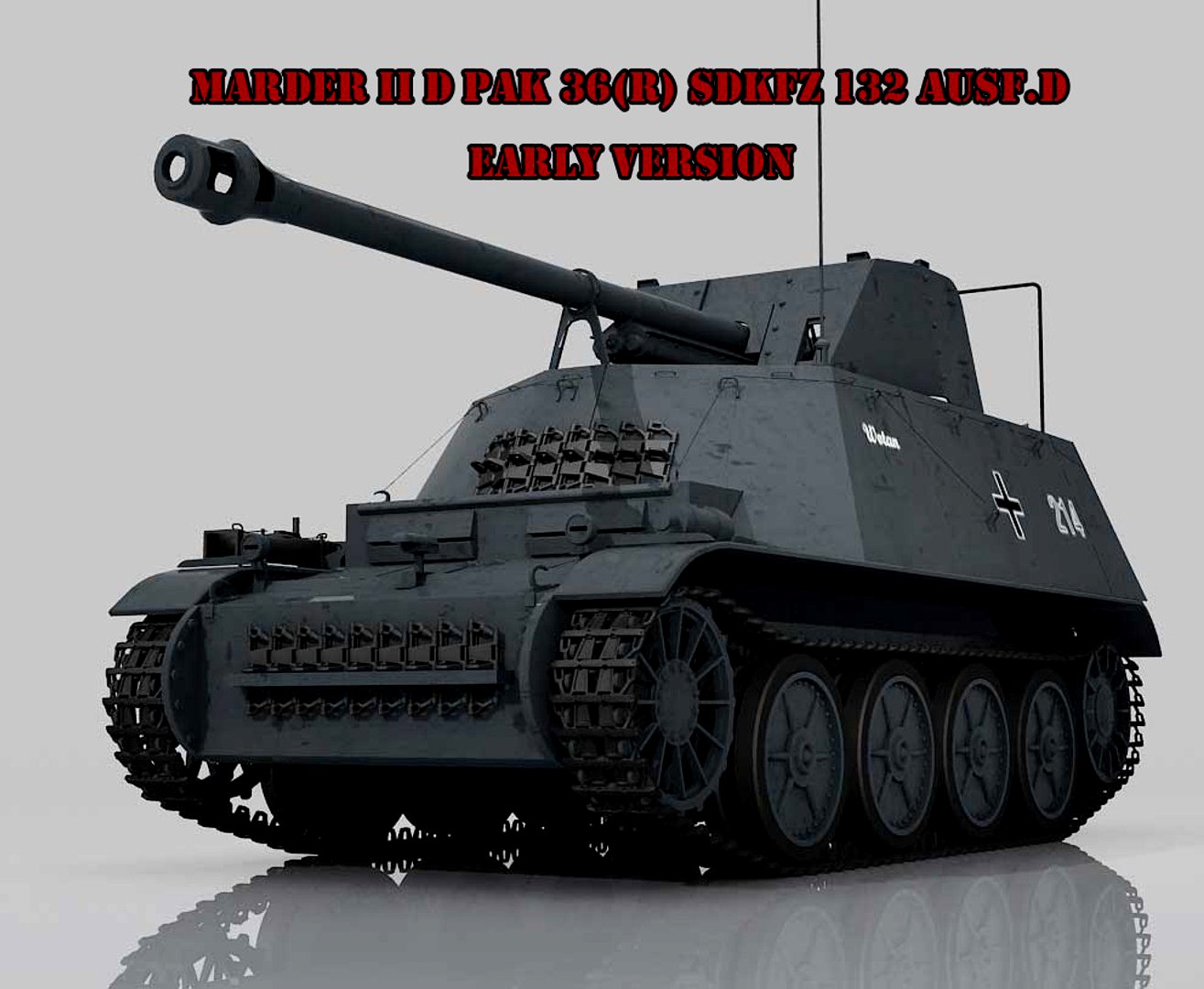 Marder II D Pak 36R Sdkfz 132 Early Version