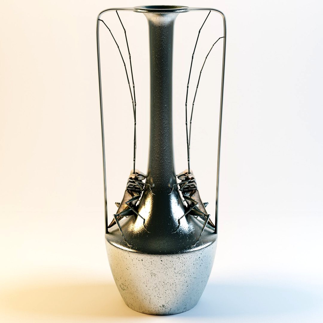 Grasshopper Vase