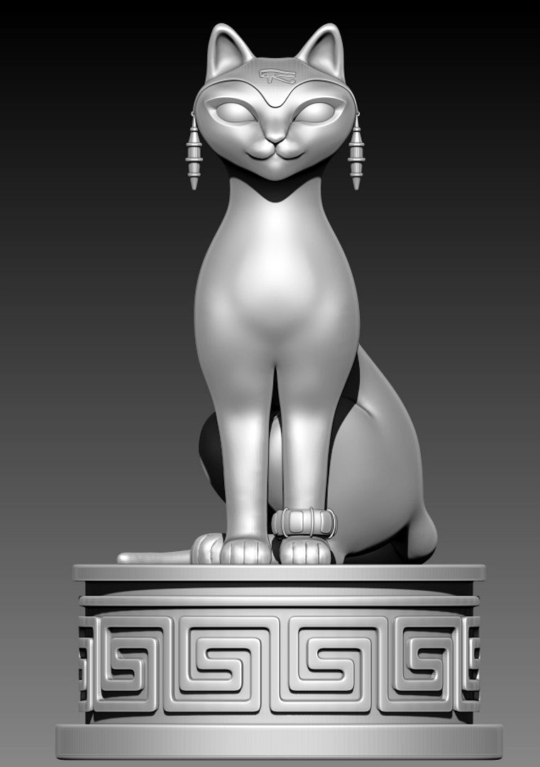 Cat Queen 3D print model