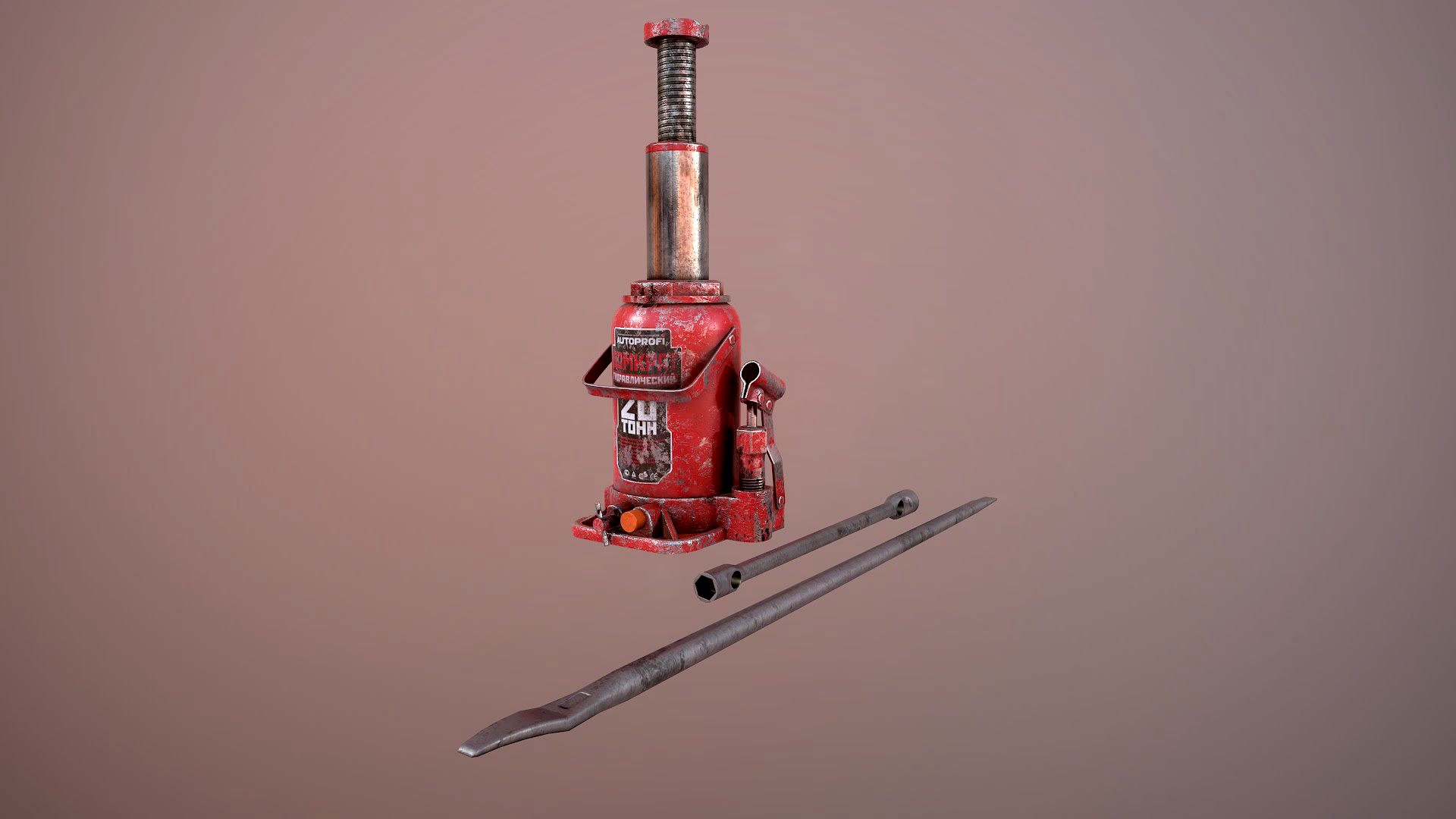 Hydraulic Jack and wheel removal tools