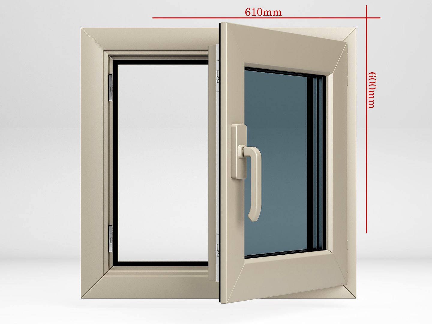 Plastic casement window_01