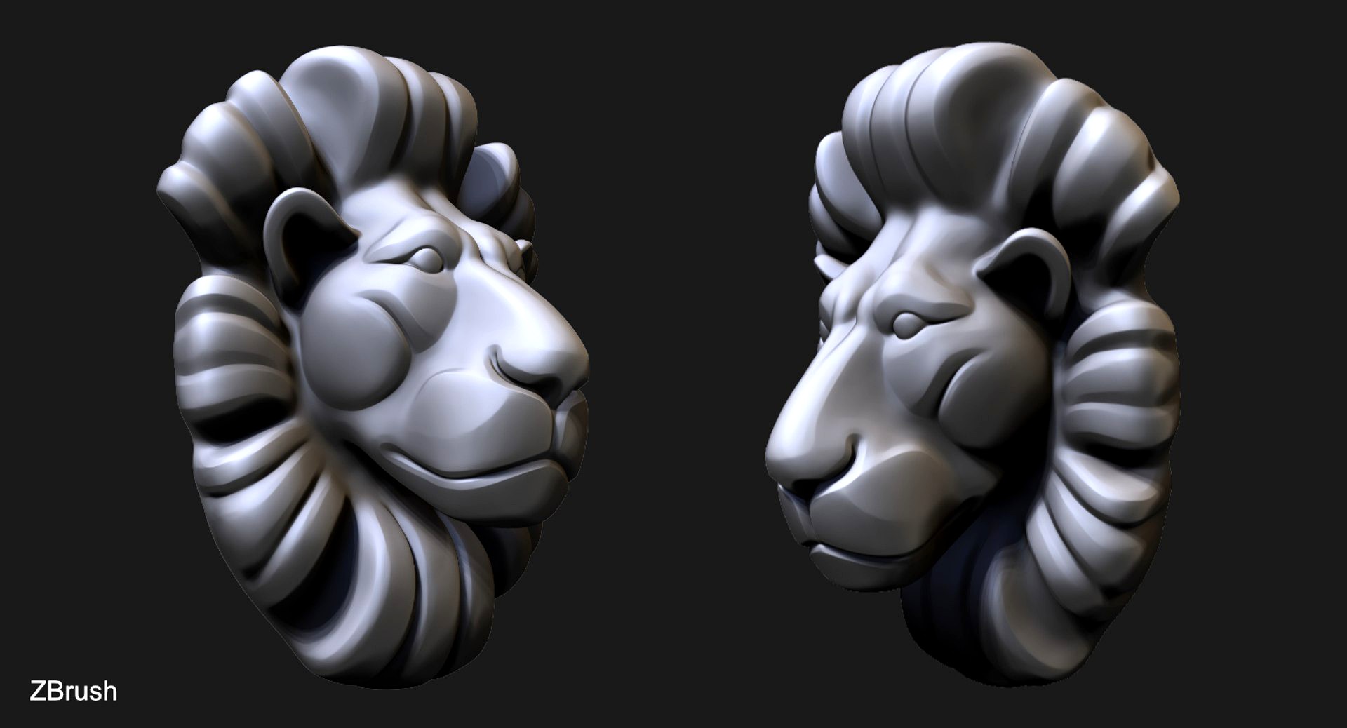 Lion Bust