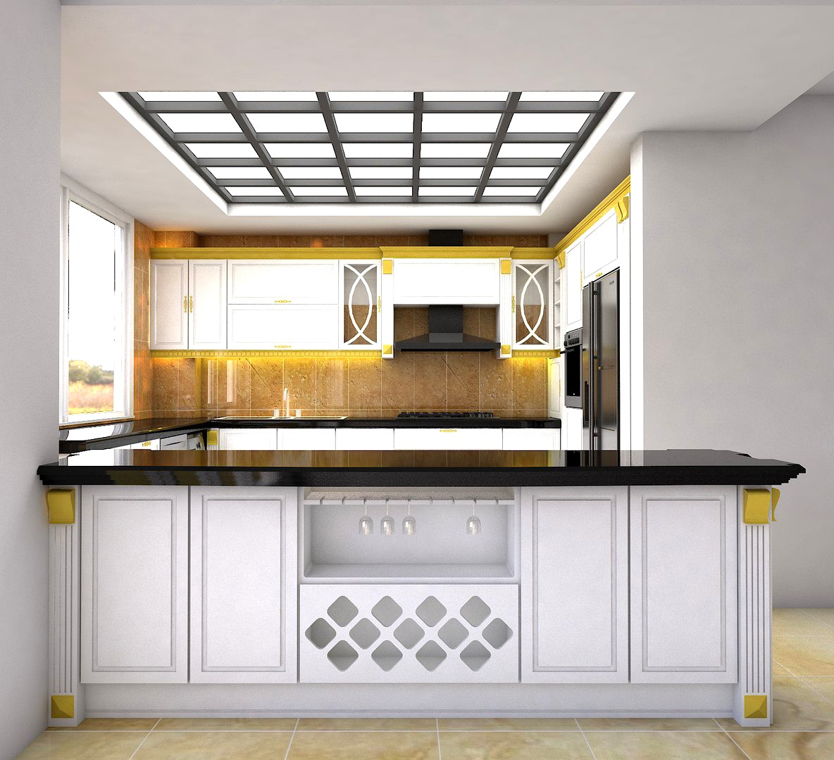kitchen Interior 3D Model