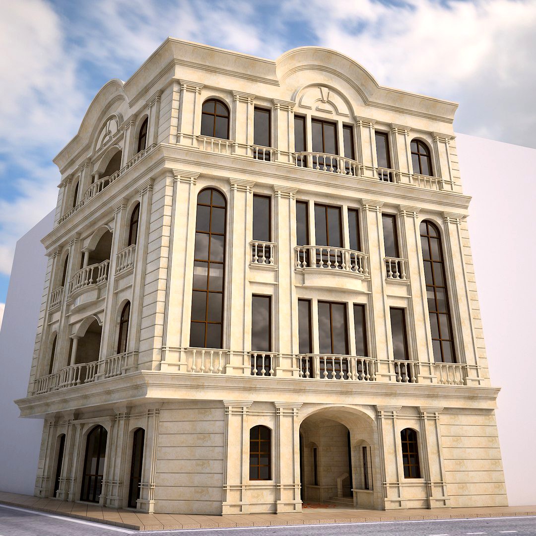 Residential Building 3D Model