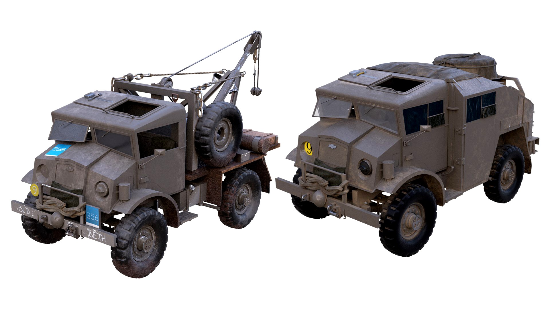 Truck crane,Field Artillery Tractor