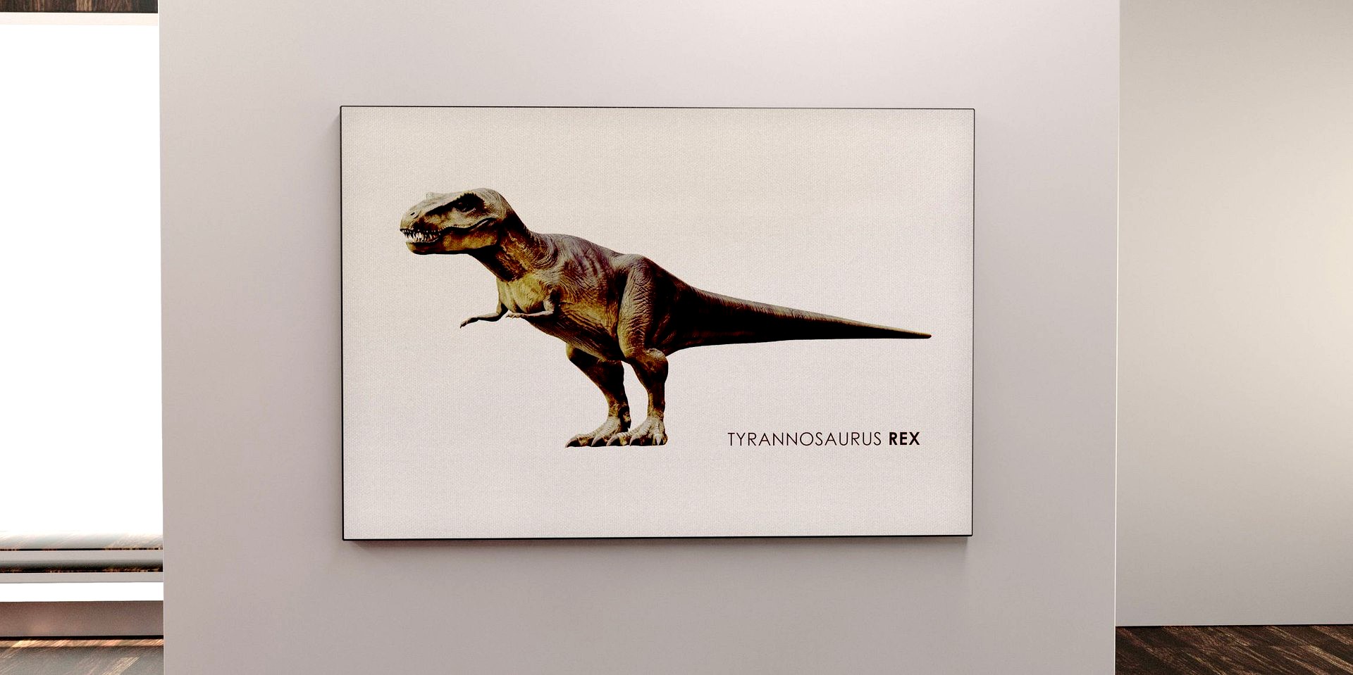 Canvas Art - Tyrannosaurus Rex