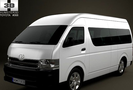 Toyota HiAce Super Long Wheel Base 2012 3D Model