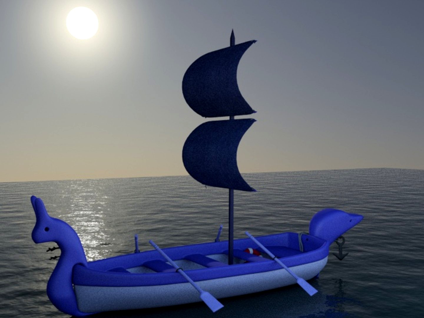 Sailing Rubber Boat
