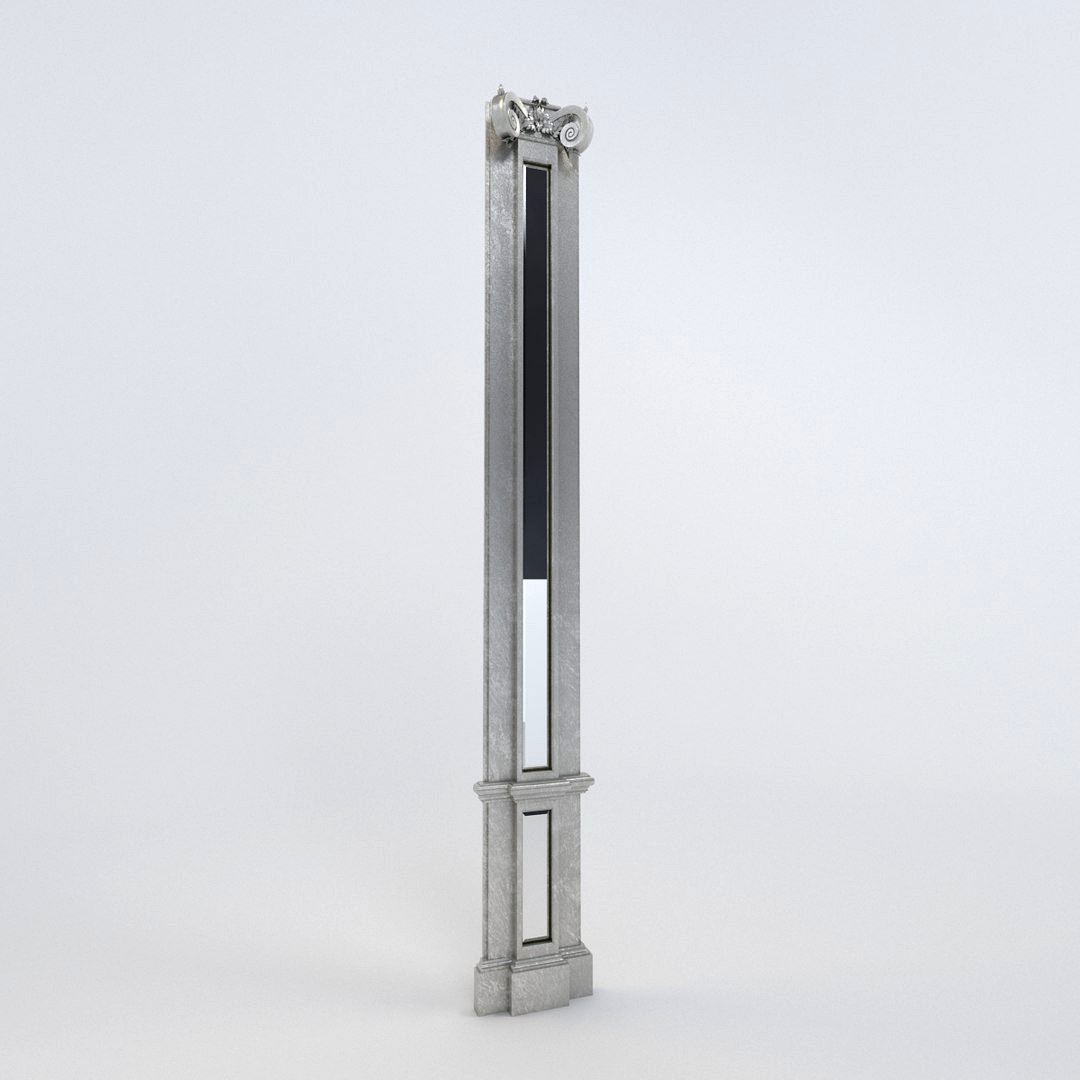 Silver pilaster
