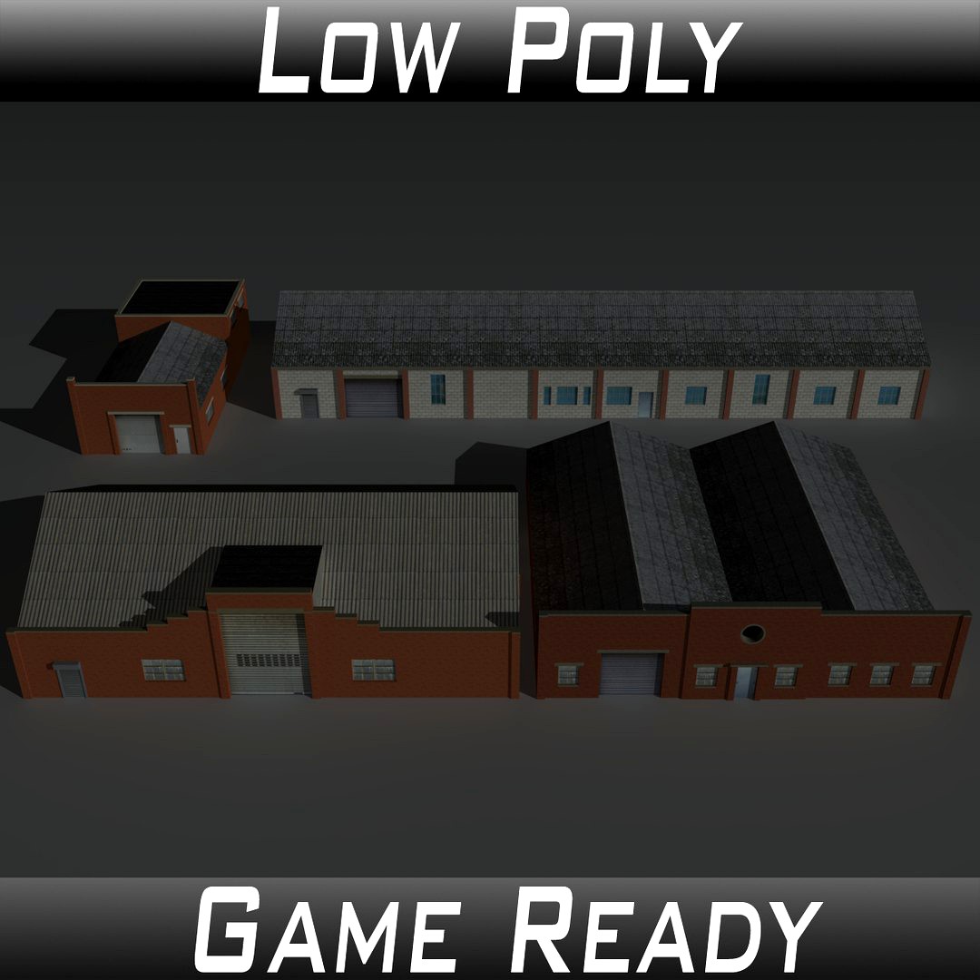 Factory Building Set 8