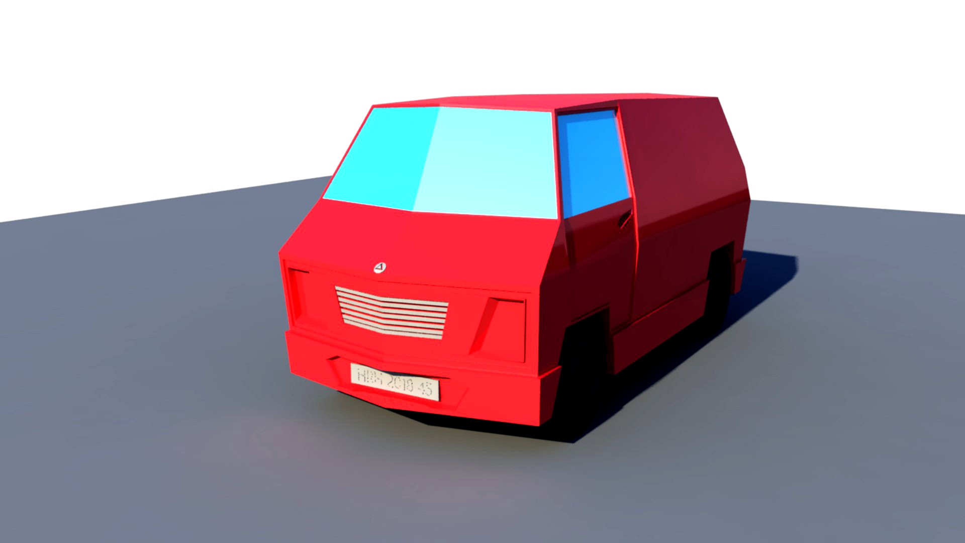 Low Poly Van