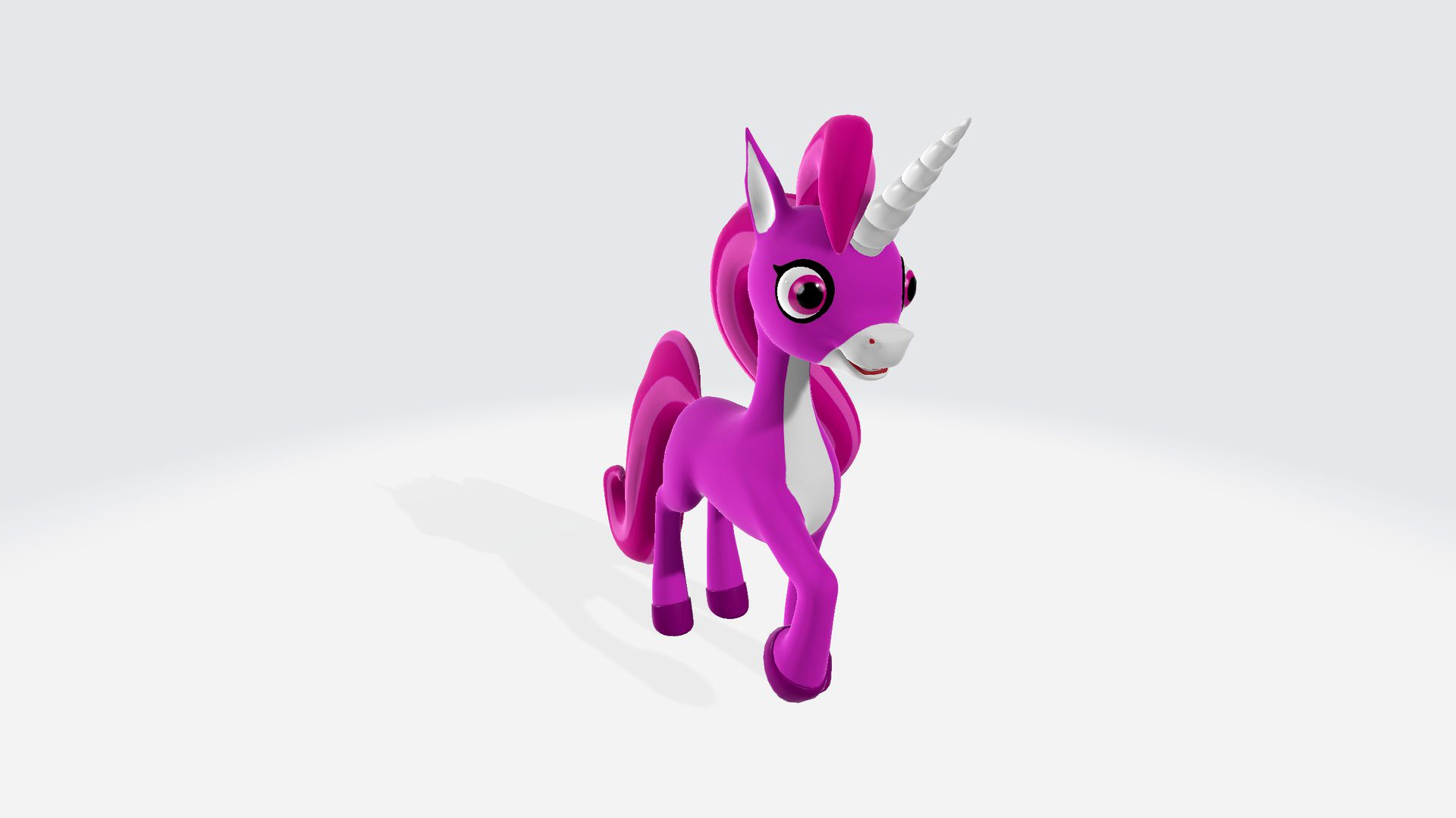 Cartoon unicorn