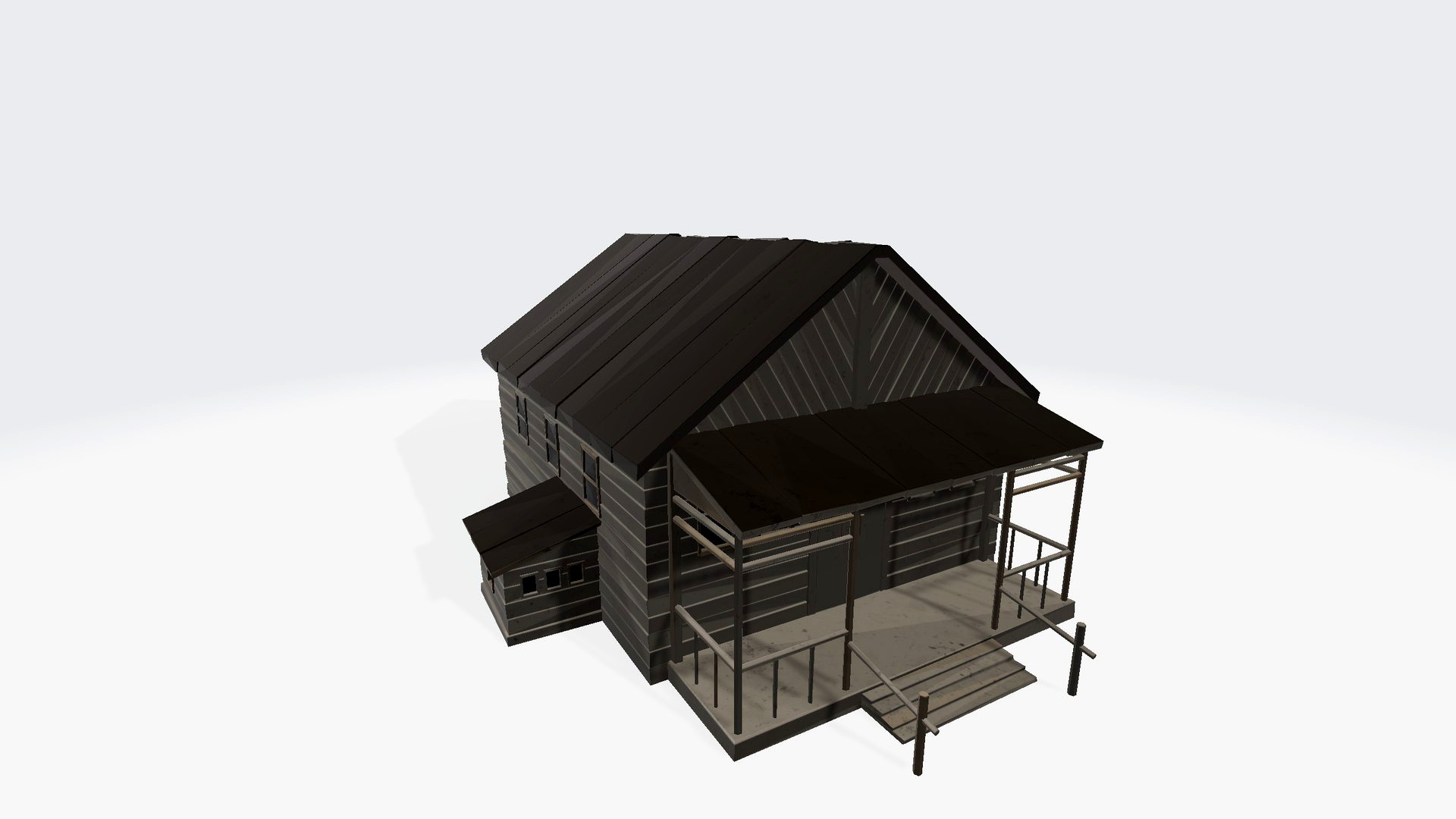 Ranger station - low poly