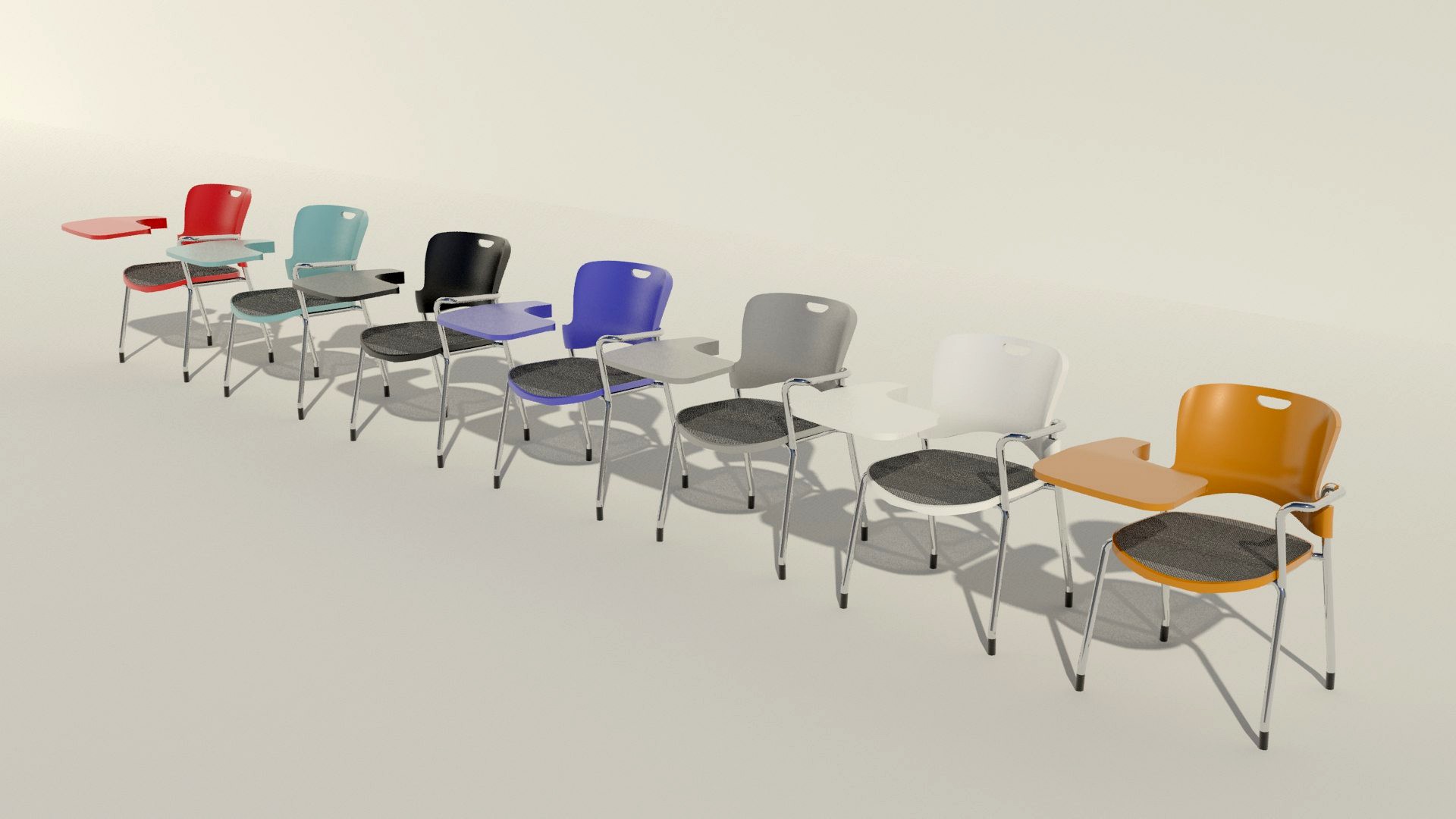 Stackable Chair Tablet Arm