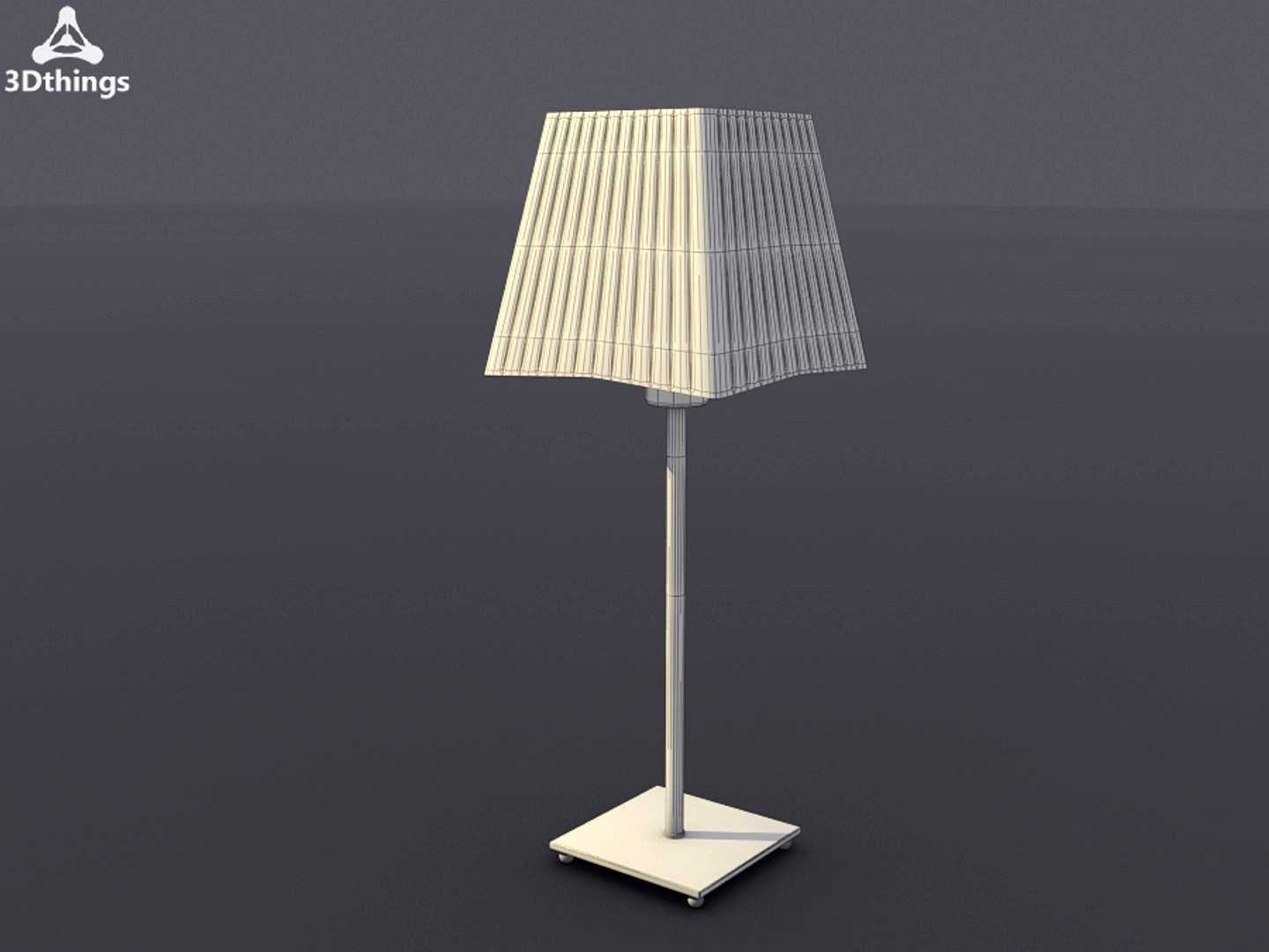 table lamp modern nickel-satin with white fabric shade