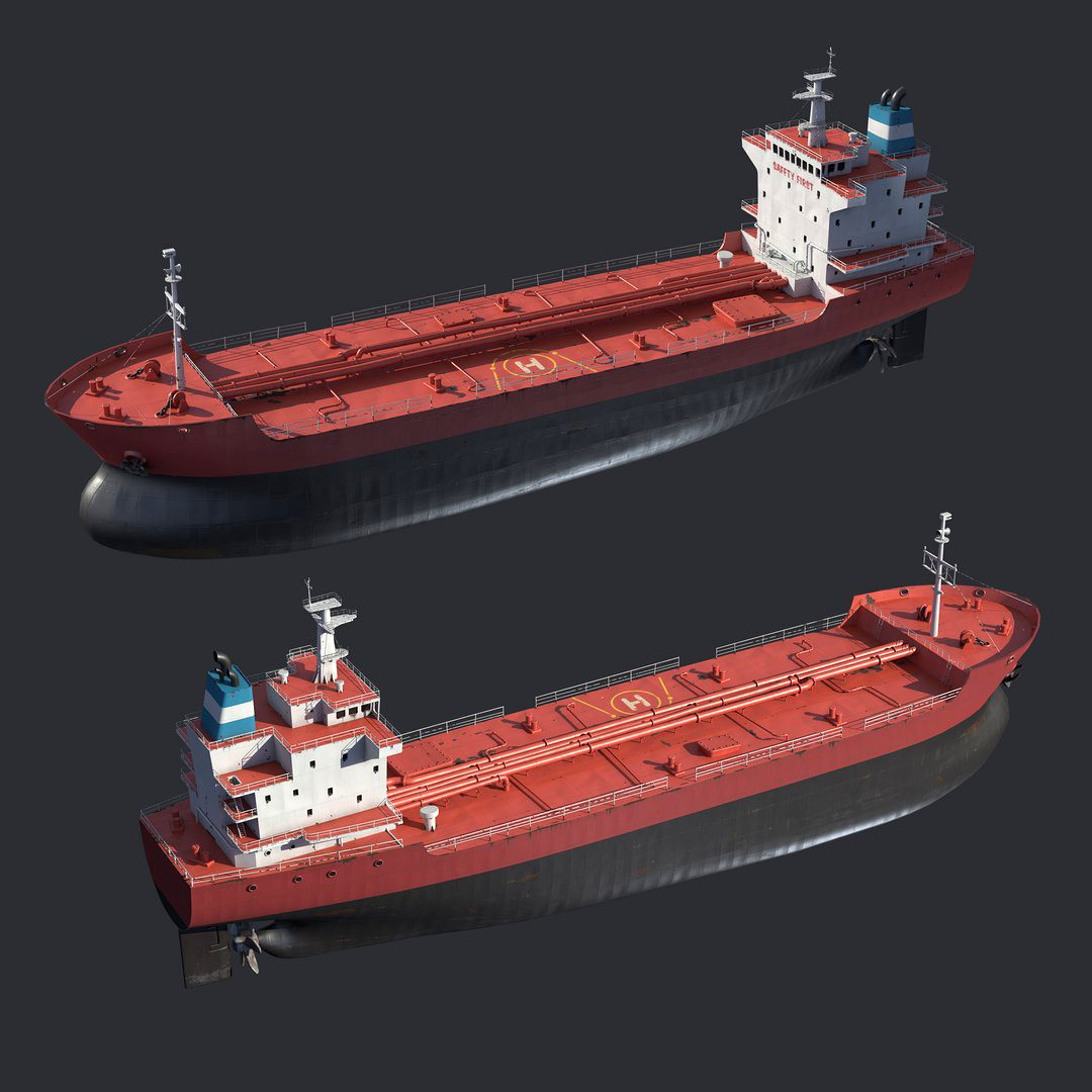 Tanker Ship stylized