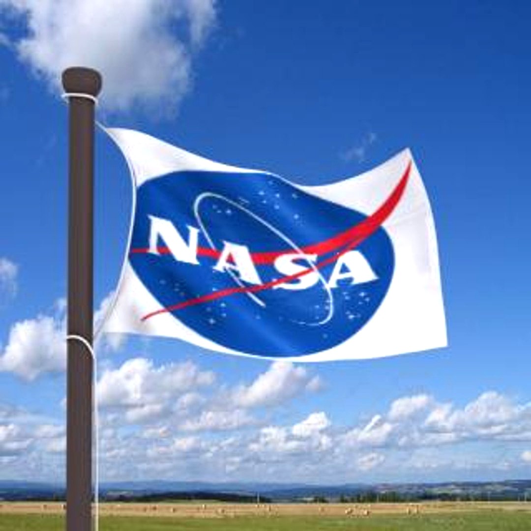 Real flag NASA