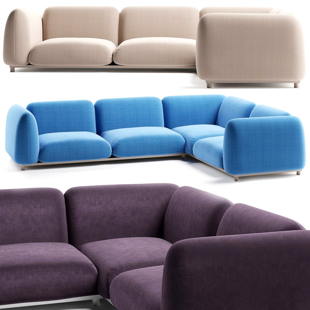 Paola Lenti MELLOW Sofa 3 fabric