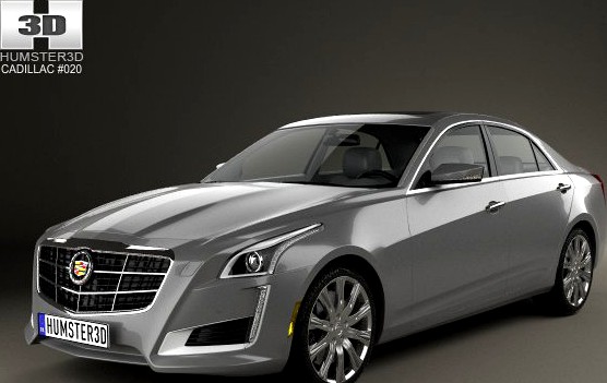 Cadillac CTS 2014 3D Model