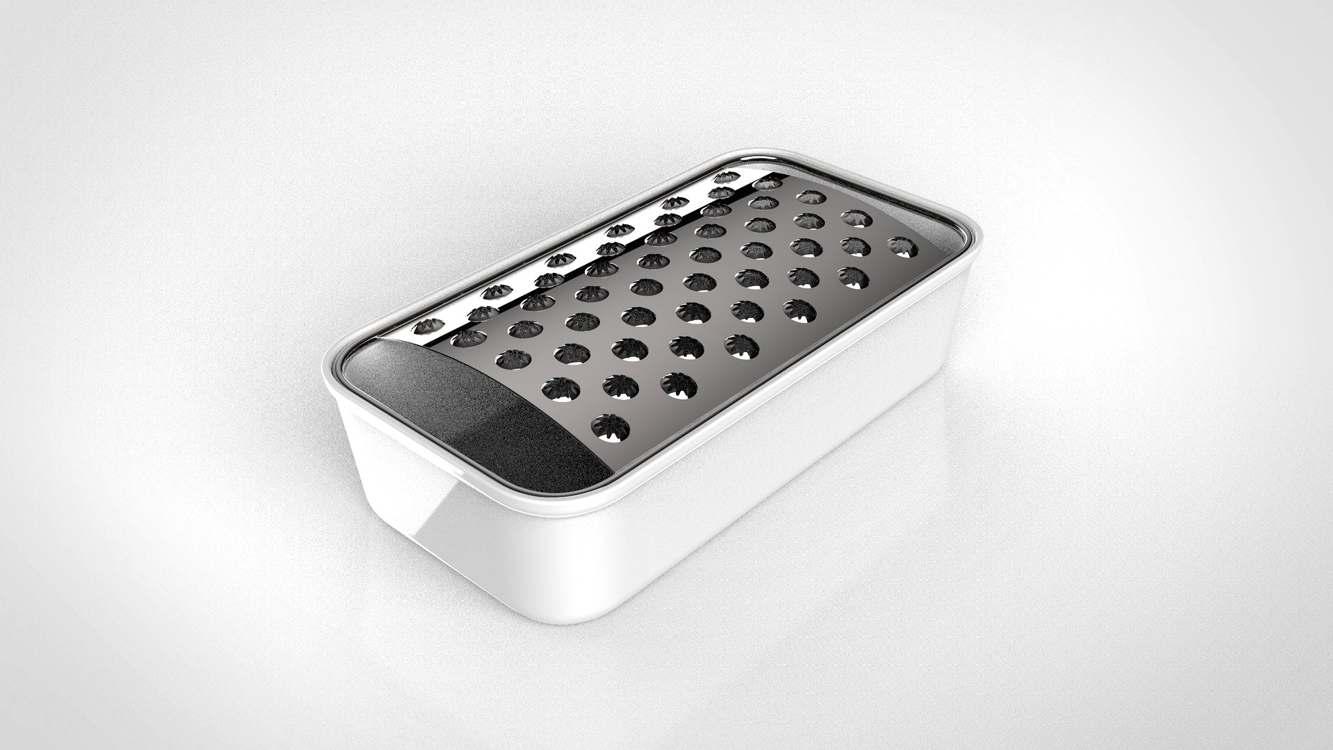 grater and tray