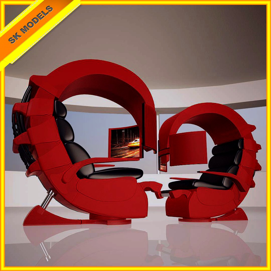 High Tech Chair - Valentine Setting - Game Chair