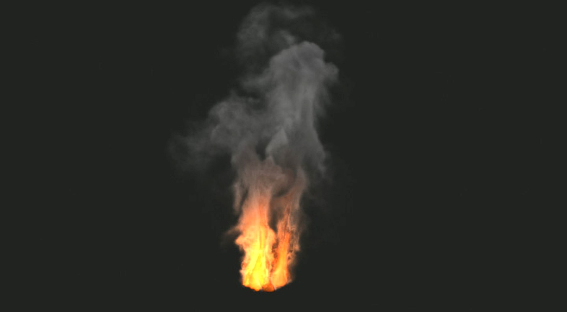 FumeFX campfire
