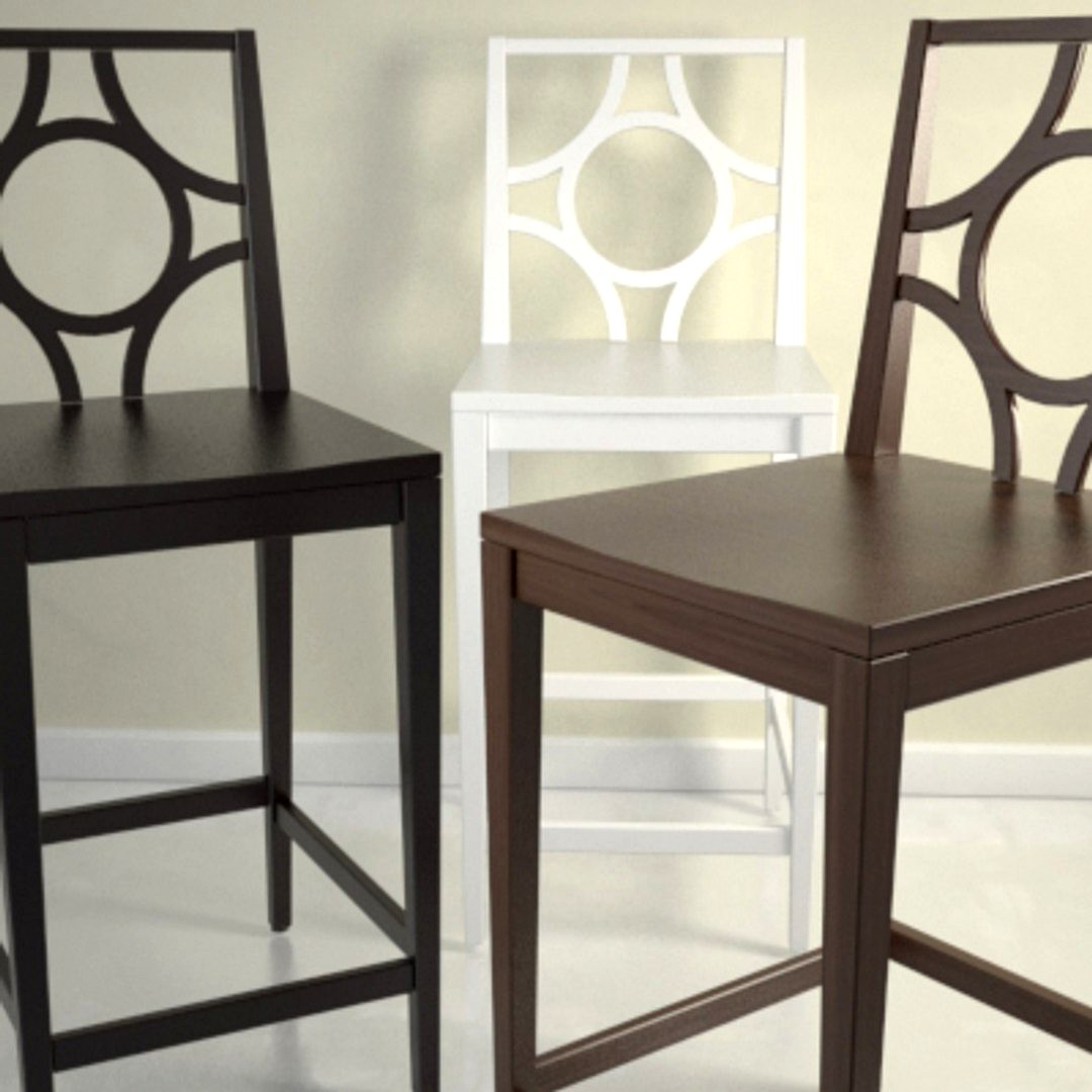 Circle Cutout Barstool