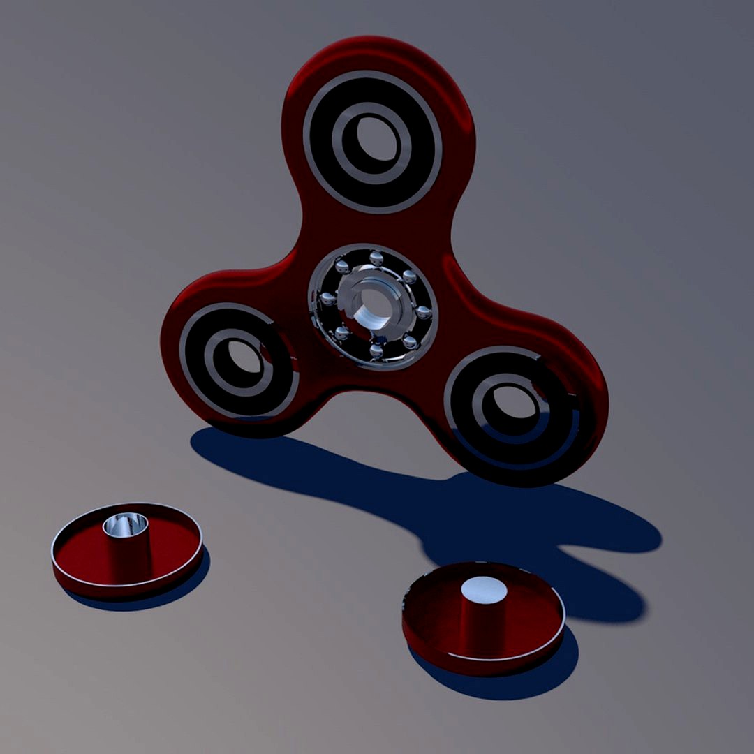 Red Fidget Spinner