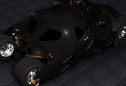 Batman Tumbler 3D Model