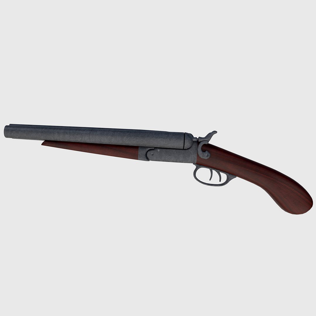 Colt 1877 Sawed Off Shotgun - Game Ready