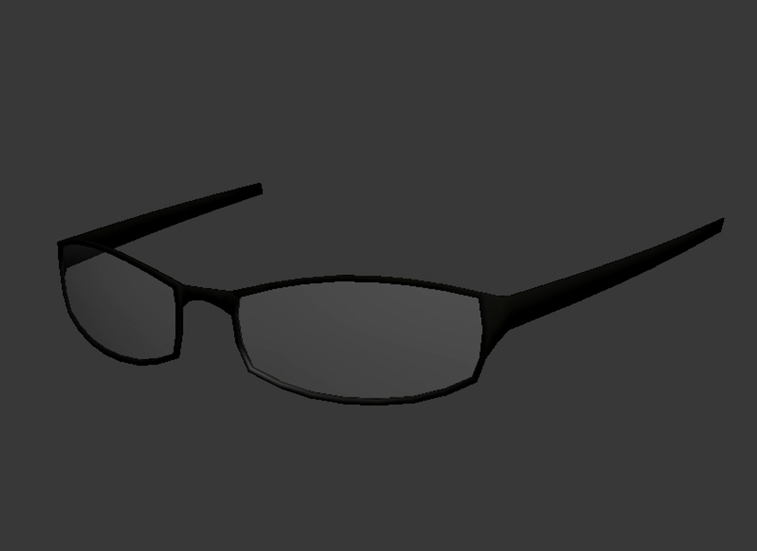 Glasses semi low poly