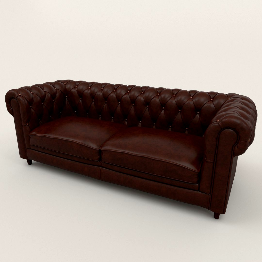 Chesterfield Leather Sofa