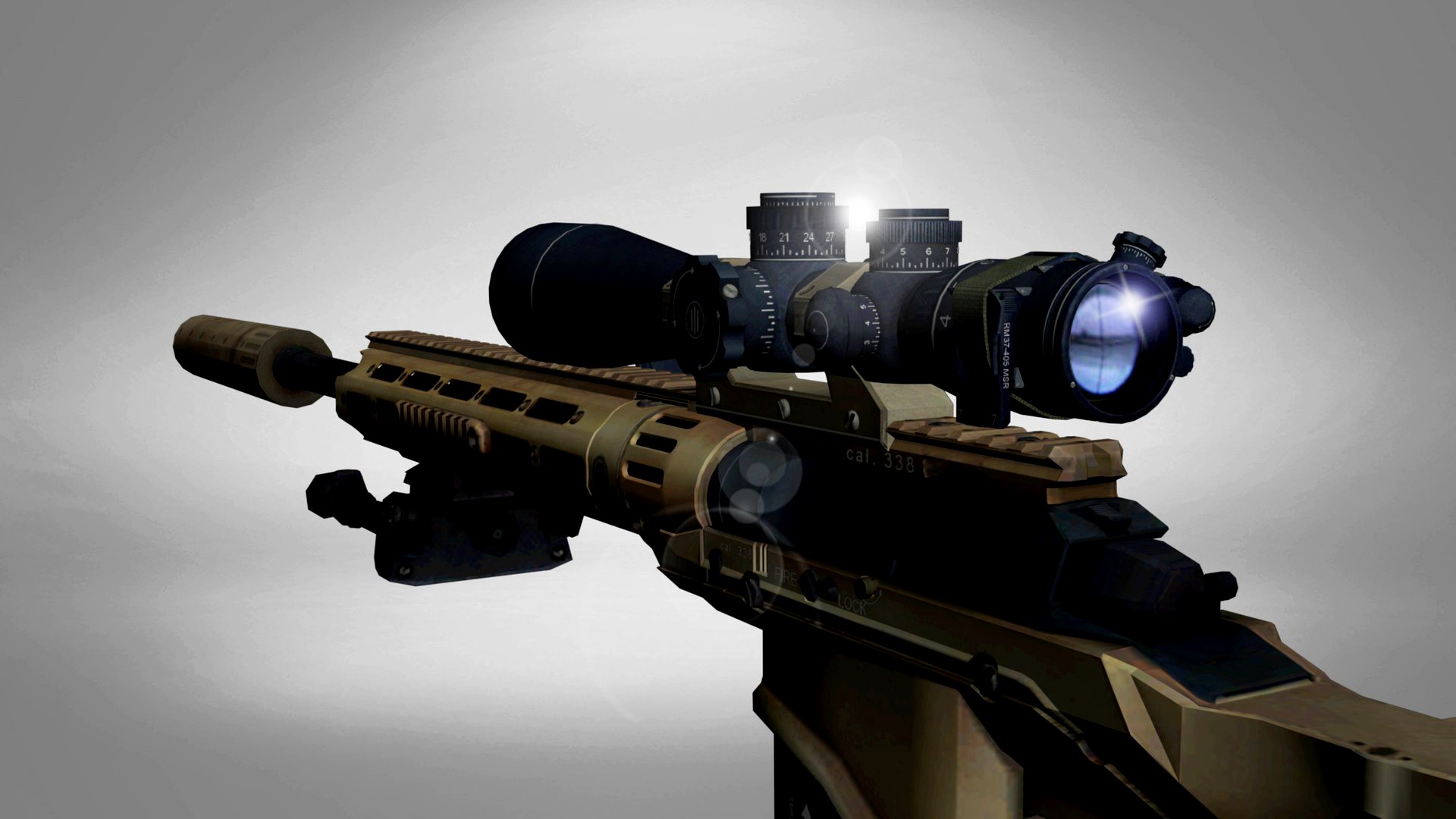 modular sniper rifle gun arms weapon weapons