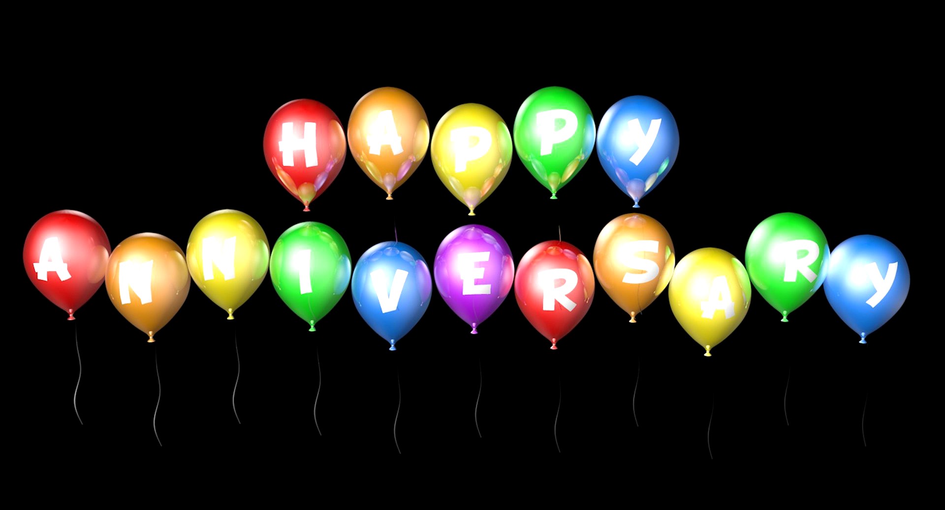 Balloons - Happy Anniversary