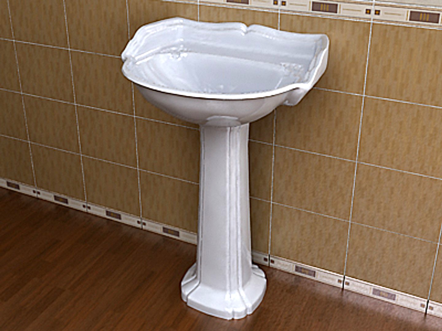 St.Thomas Creations Barrymore Grande Pedestal Lavatory