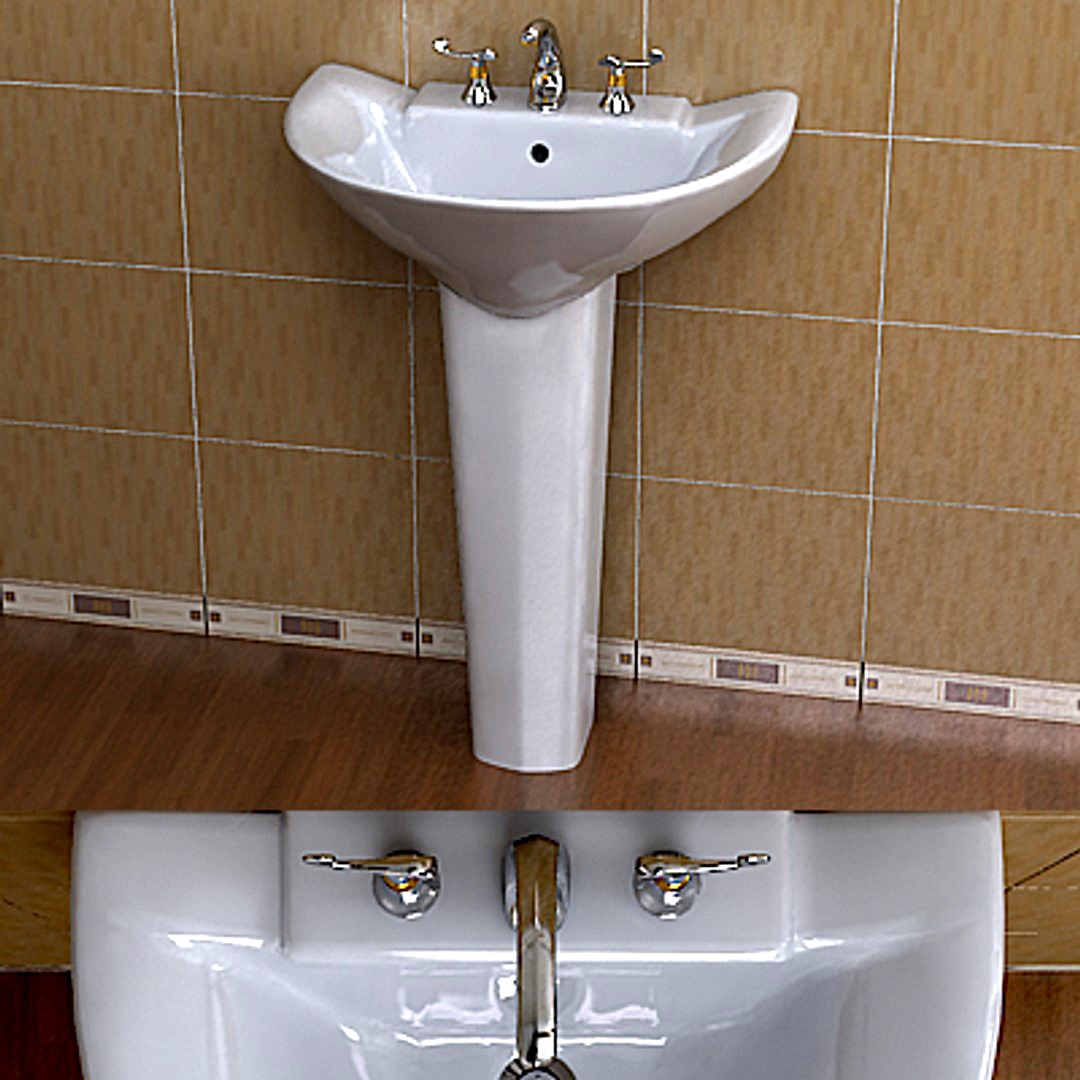 Pro-linkup Sink & AquaBrass Delfino Faucet Set