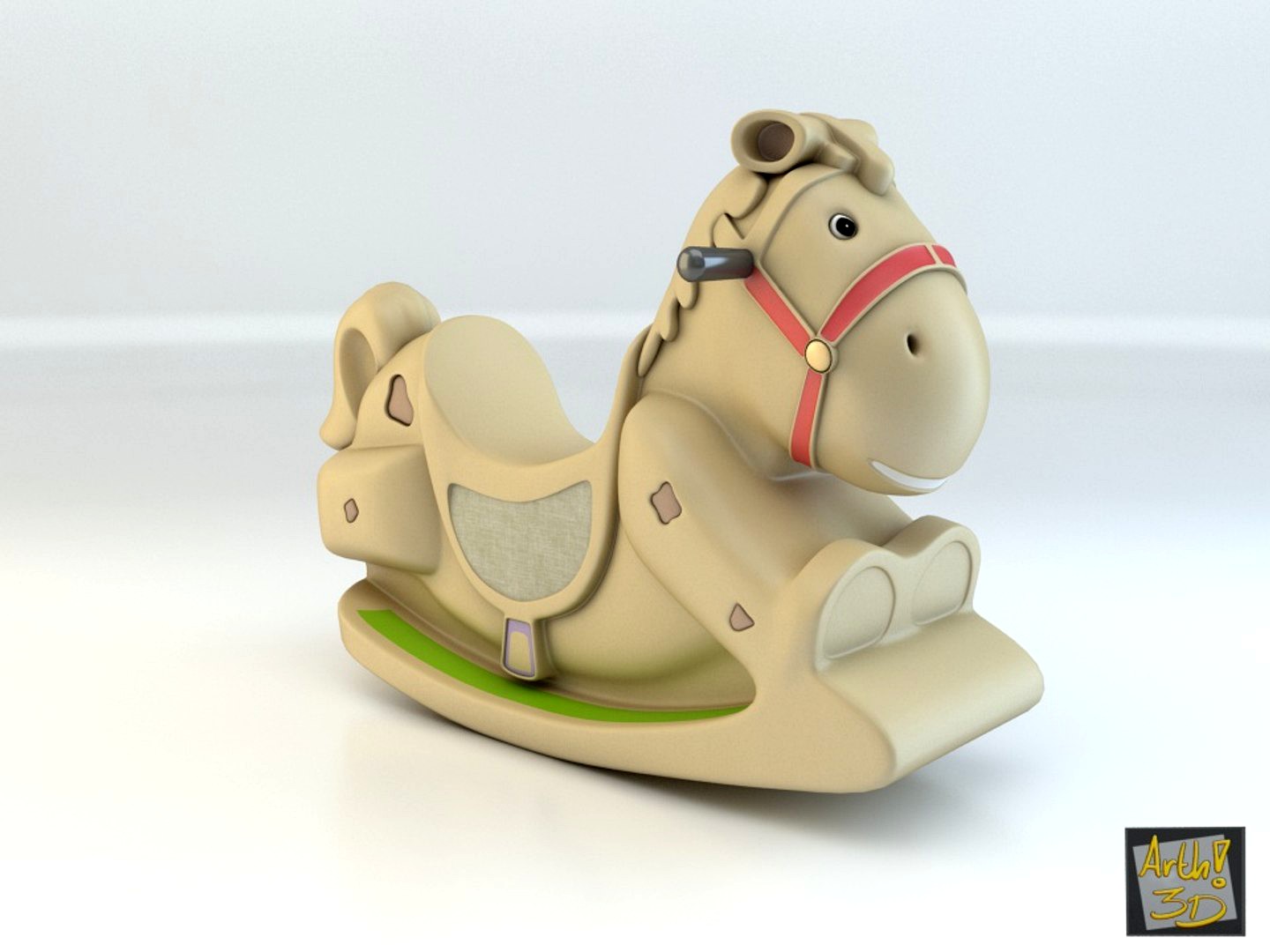 Plastic Seesaw horse