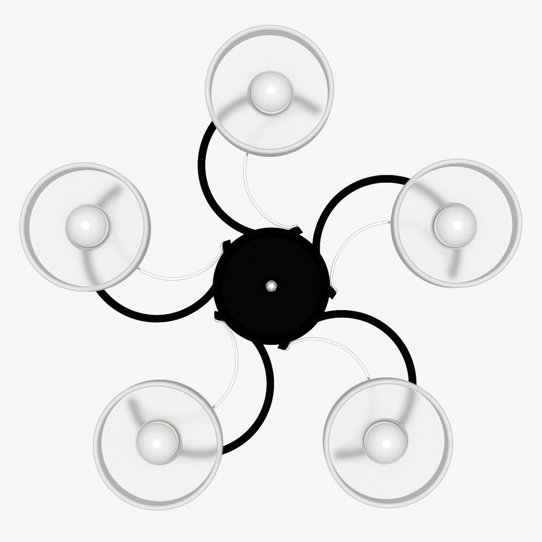 Chandelier in high-tech style